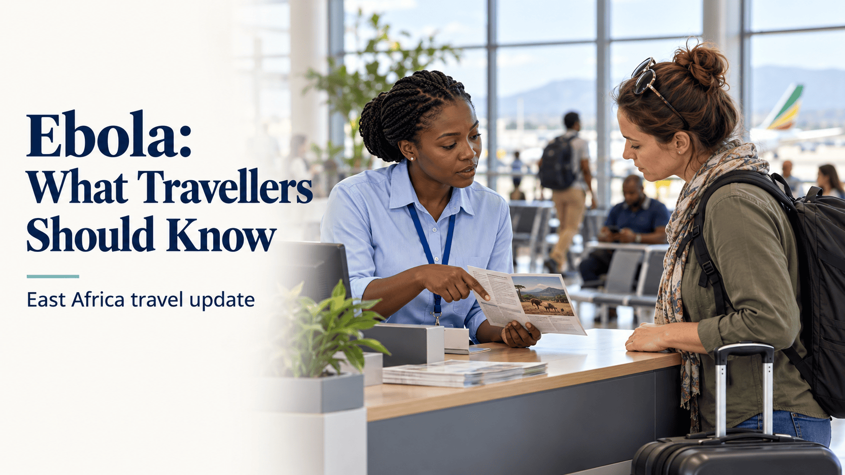 Airport travel health briefing